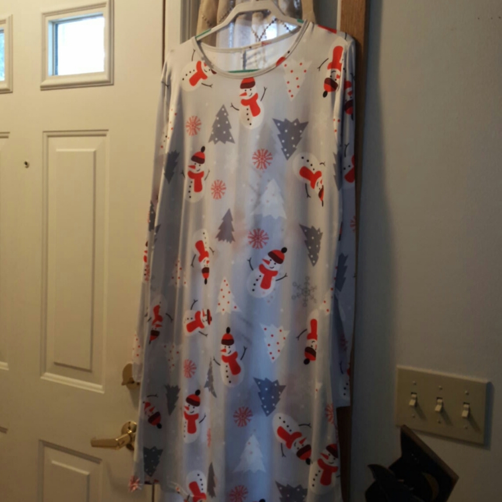 Snowman Silky Dress